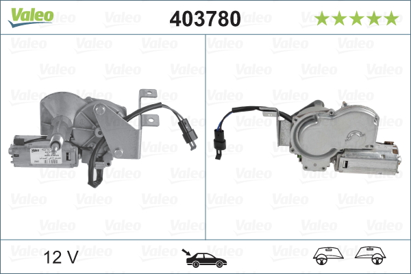 Motor stieračov VALEO
